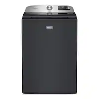Maytag - 5.2 Cu. Ft. Smart Top Load Washer with Extra Power and Sanitize Cycle with Oxi - Midnight Steel - Front_Zoom