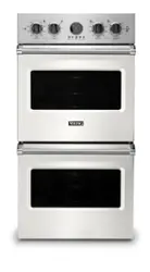 Viking - 27"Premiere Electric Double Oven - Pure White - Front_Zoom