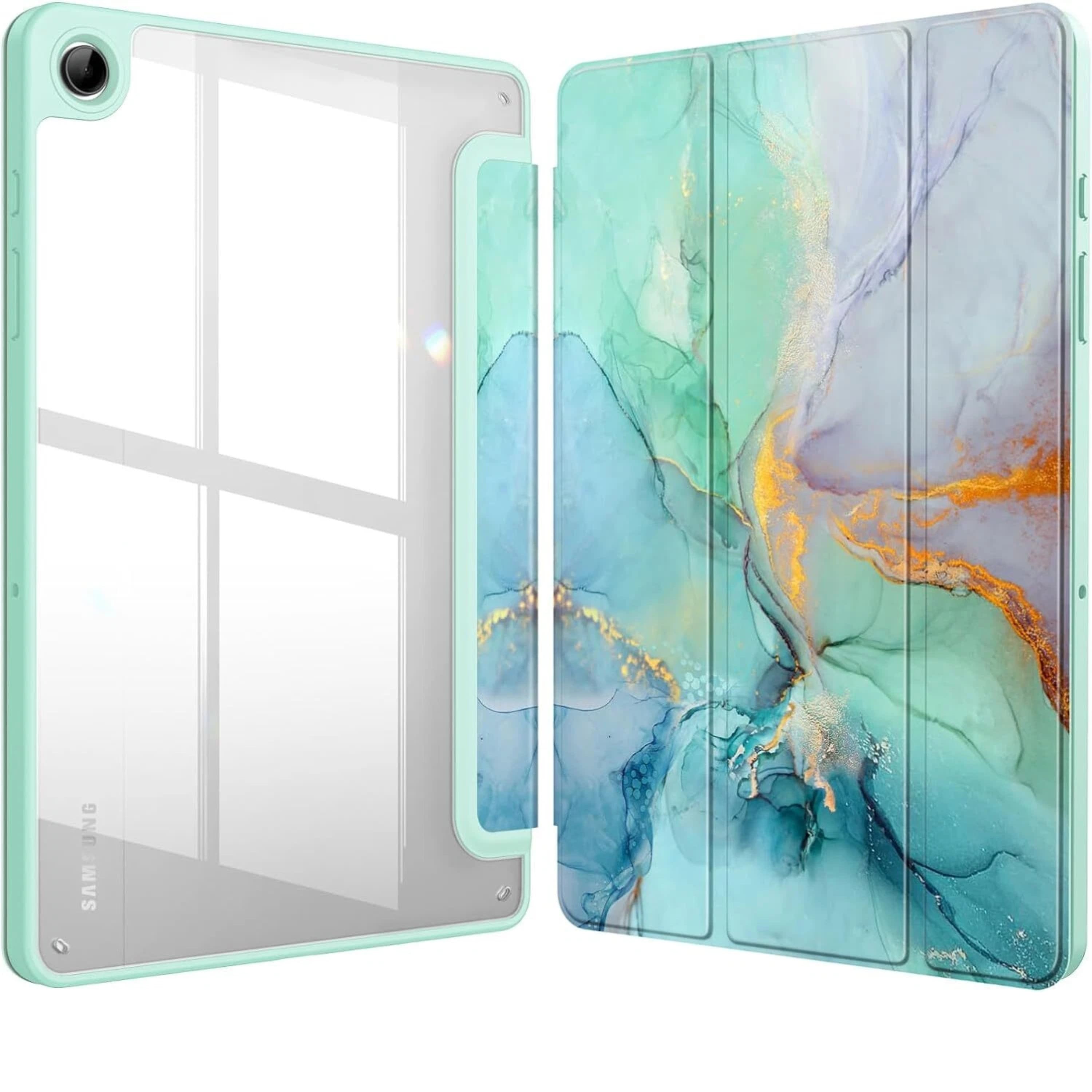 Kitcheniva - Protective Cover For Samsung Galaxy Tab A9 Plus 11 Inch - Emerald Marble price history on PriceWatchPro