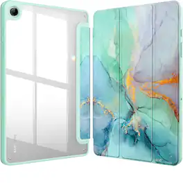Kitcheniva - Protective Cover For Samsung Galaxy Tab A9 Plus 11 Inch - Emerald Marble