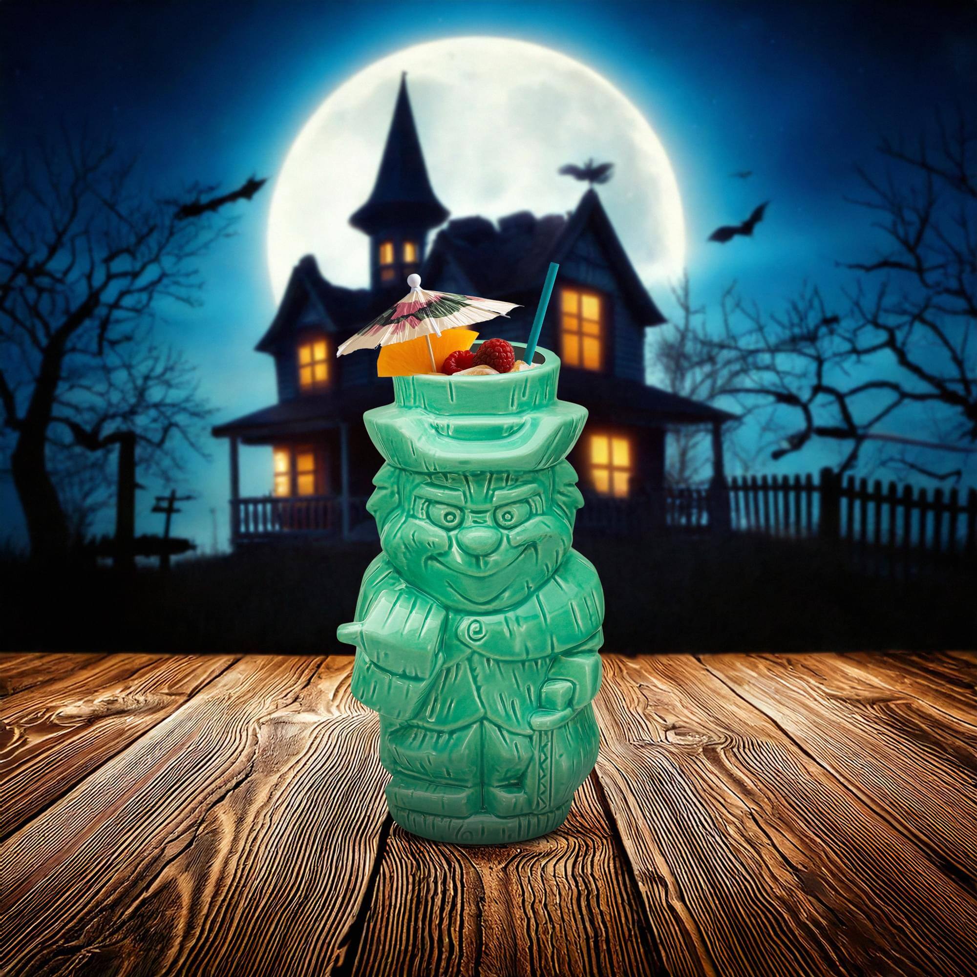 Alt View 10. Disney - Geeki Tikis Disney The Haunted Mansion Phineas Ceramic Mug | Holds 16 Ounces - Green.