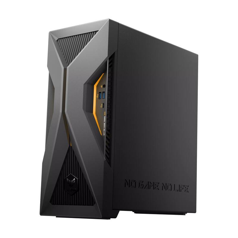 Alt View 5. ASUS - ASUS TUF 15L Gaming Desktop,Intel Core i7-13620H,32GB RAM,1TB SSD,NVIDIA GeForce RTX 5060,Win 11 Pro,Gray - Gray.