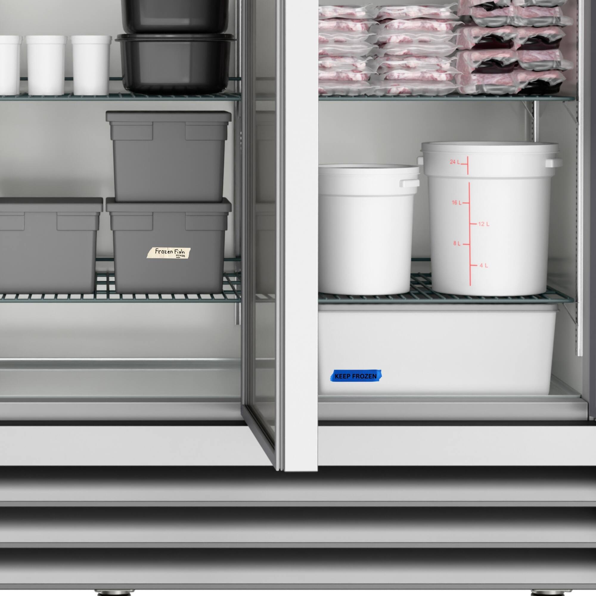 24 L E 12L L Frezen l - BL AL KEEP FROZEN