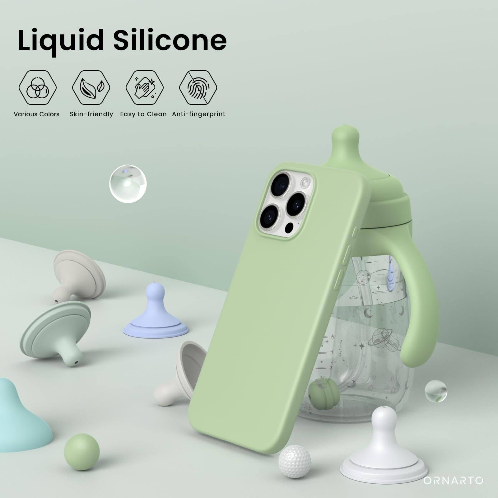 Liquid Silicone, Various Colors, Skin-friendly, Easy to Clean, Anti-fingerprint, ORNARTO
