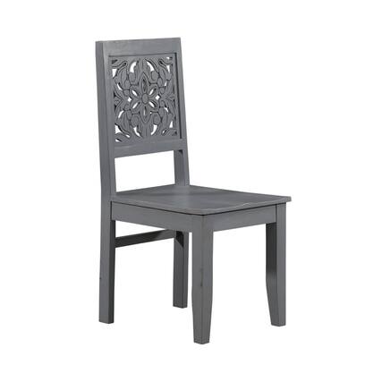 Front. Liberty Furniture Industries - Trellis Lane Accent Chair- Grey - Grey.