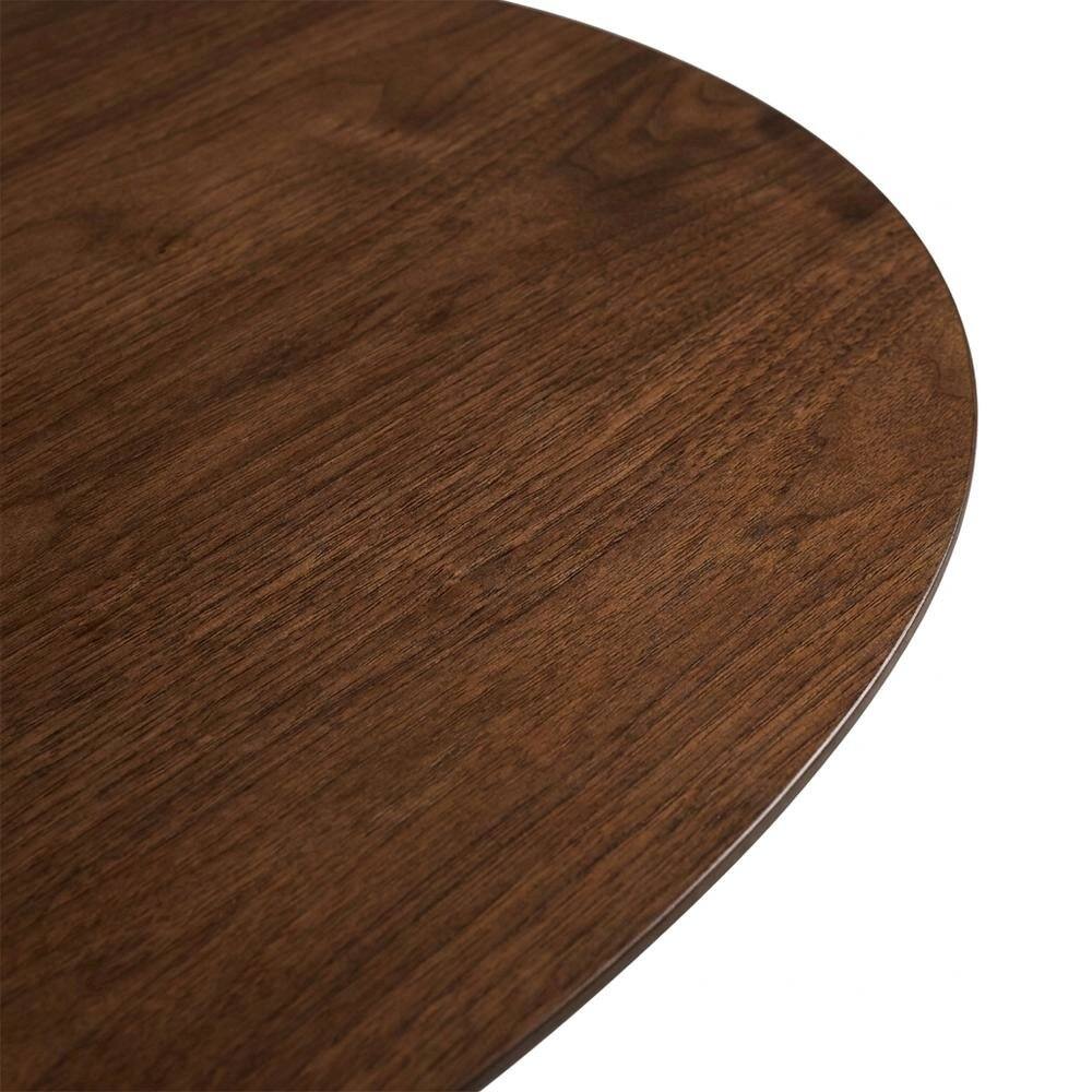 Alt View 4. Starlight Canyon Home - Dark Gray & Walnut 3-Piece Corner Table Set with Modern Design - Walnut/Dark Gray.