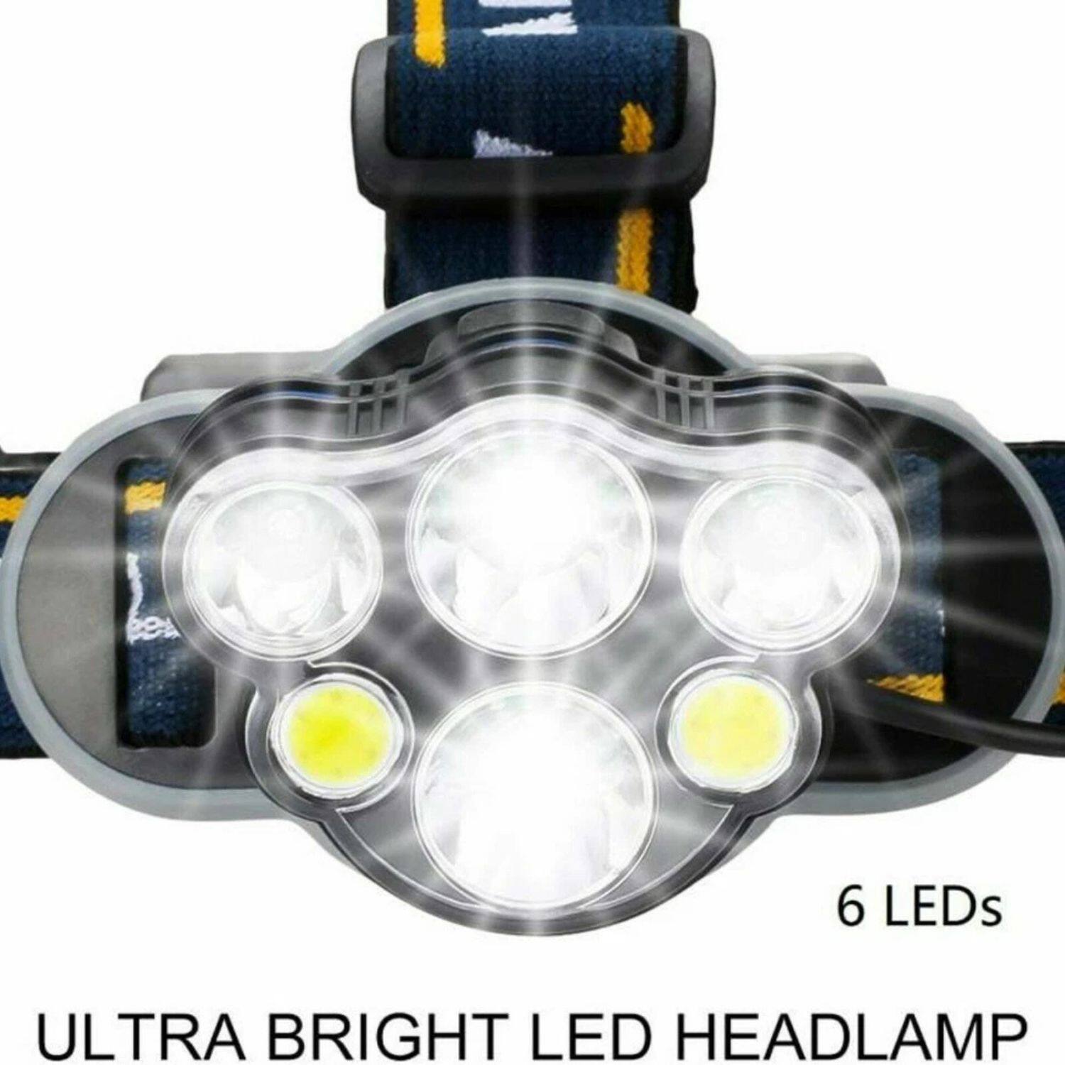 6 LEDs  
ULTRA BRIGHT LED HEADLAMP