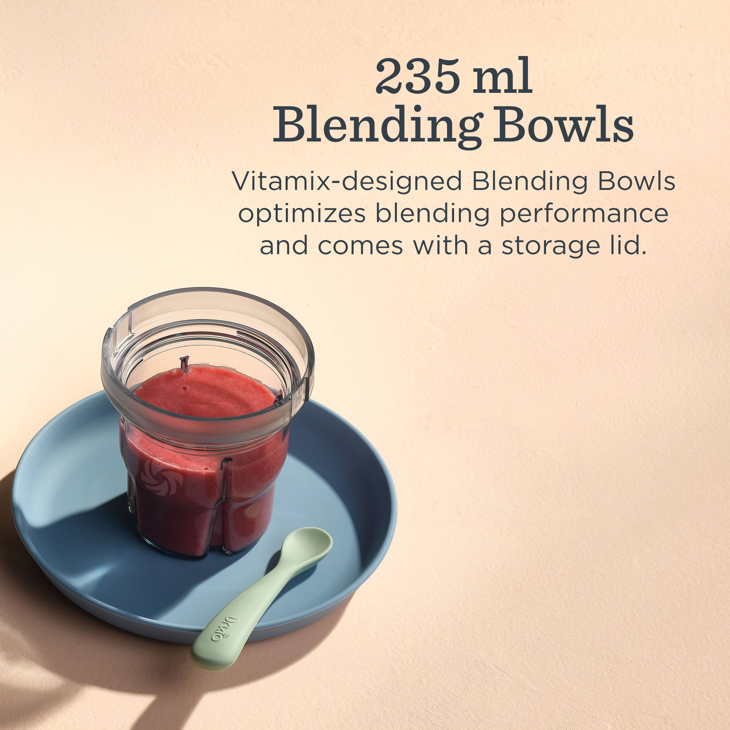 235 ml Blending Bowls

Vitamix-designed Blending Bowls optimizes blending performance and comes with a storage lid.