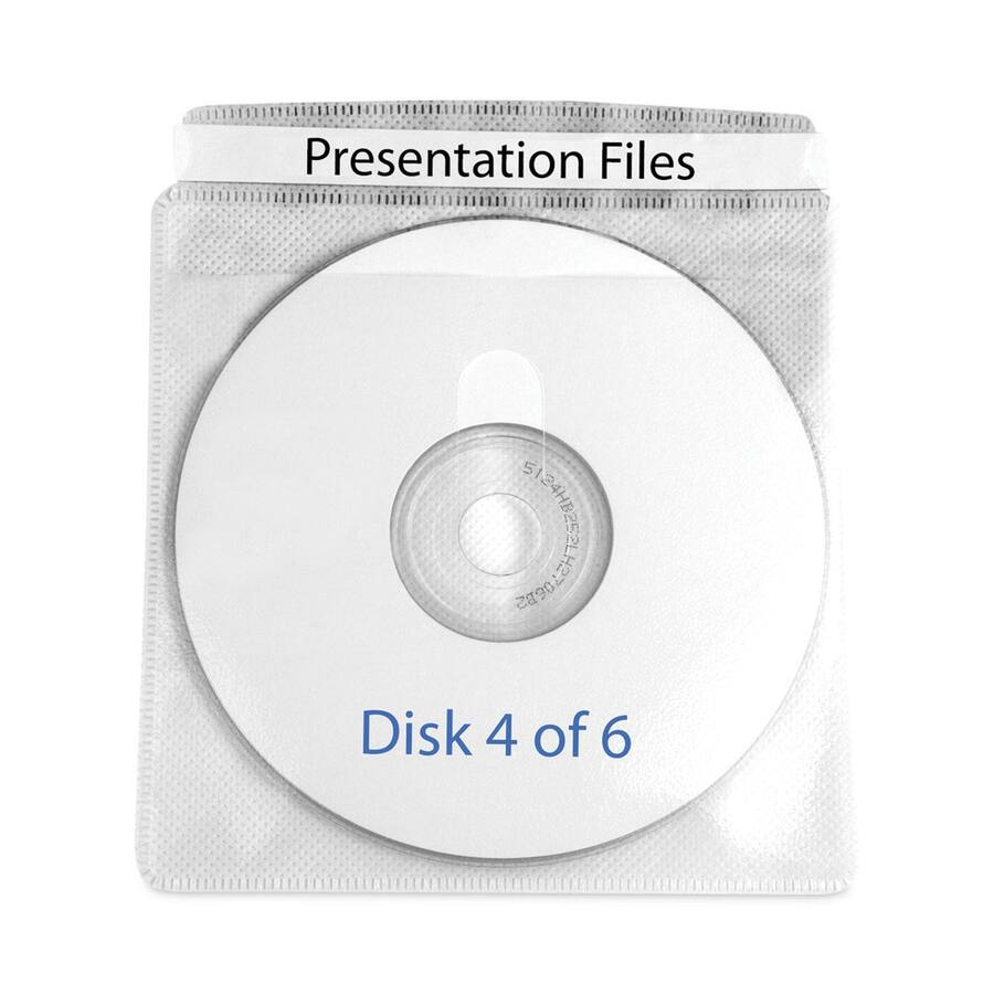 D Line C Line 61988 Deluxe Individual CD/DVD Holders with 2 Disc ...