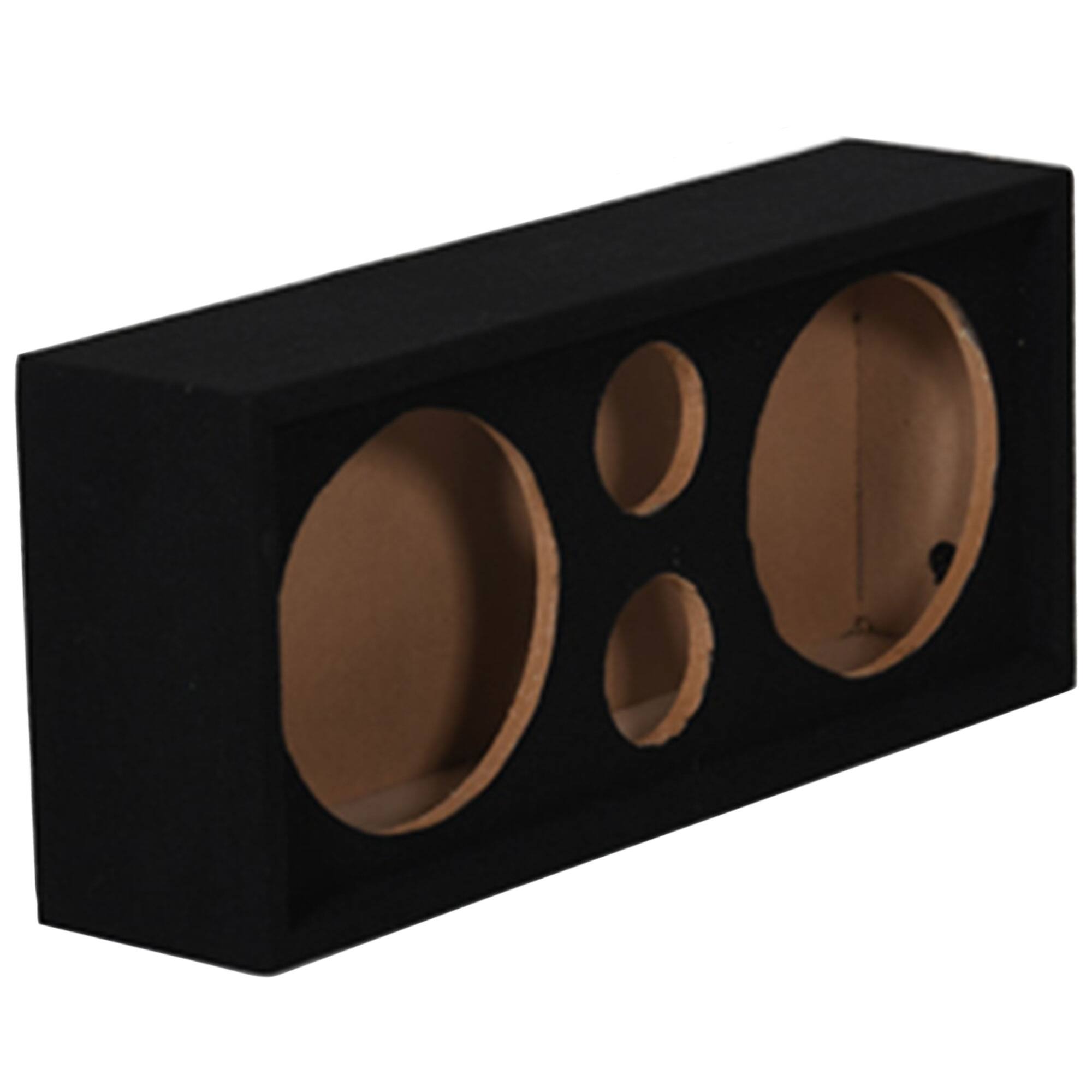 Alt View 10. QPower - Q Power Car Audio Subwoofer Box Chuchero For 10" Mids and 3" Tweeters (2 Pack).
