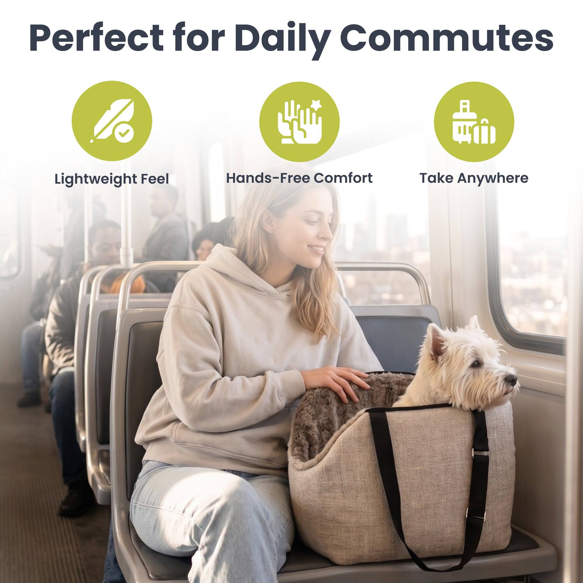 Perfect for Daily Commutes

- Lightweight Feel
- Hands-Free Comfort
- Take Anywhere