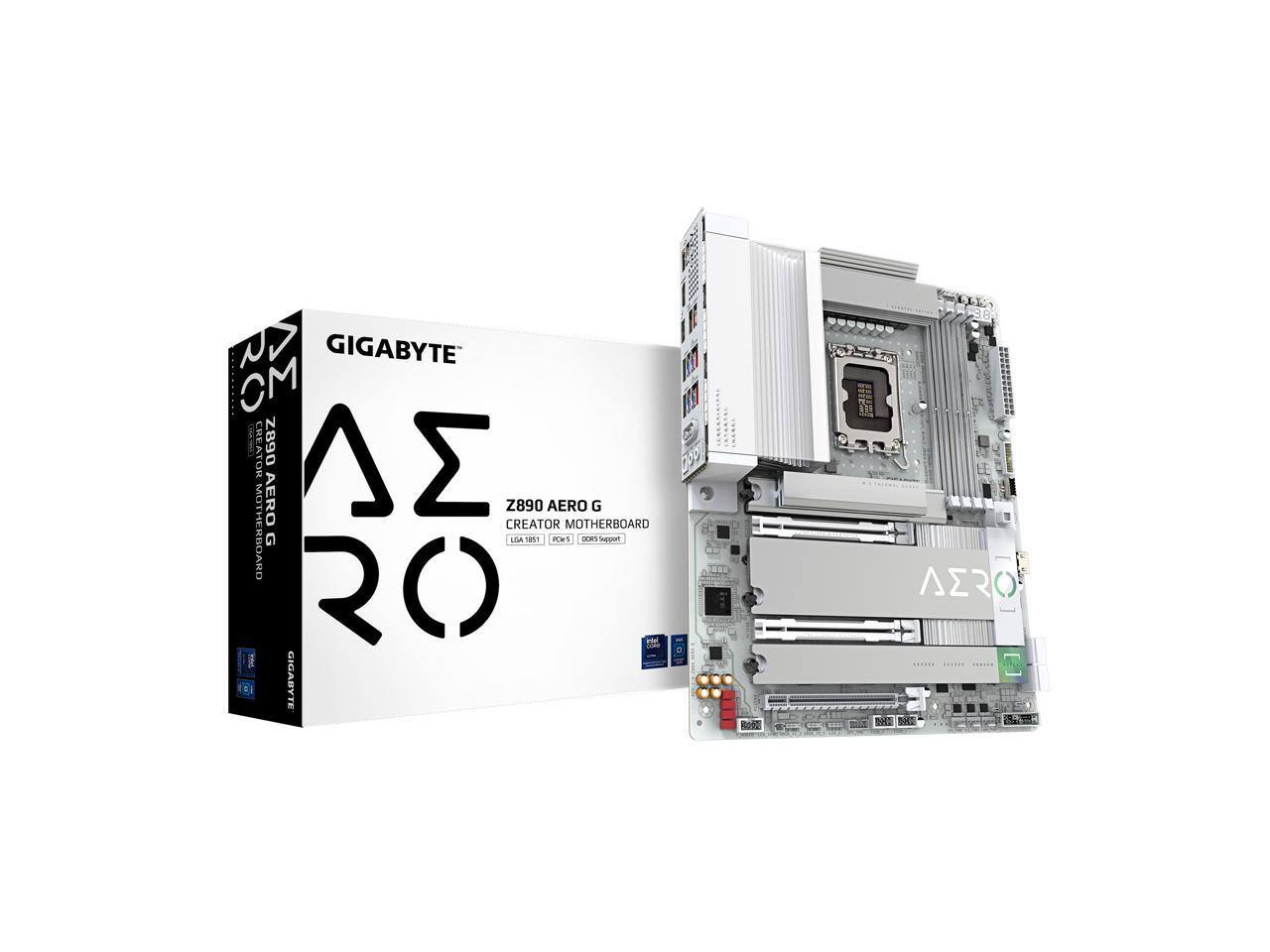 GIGABYTE  
Z890 AERO G  
CREATOR MOTHERBOARD  
LGA 1851 | PCIe 5.0 | DDR5 Support