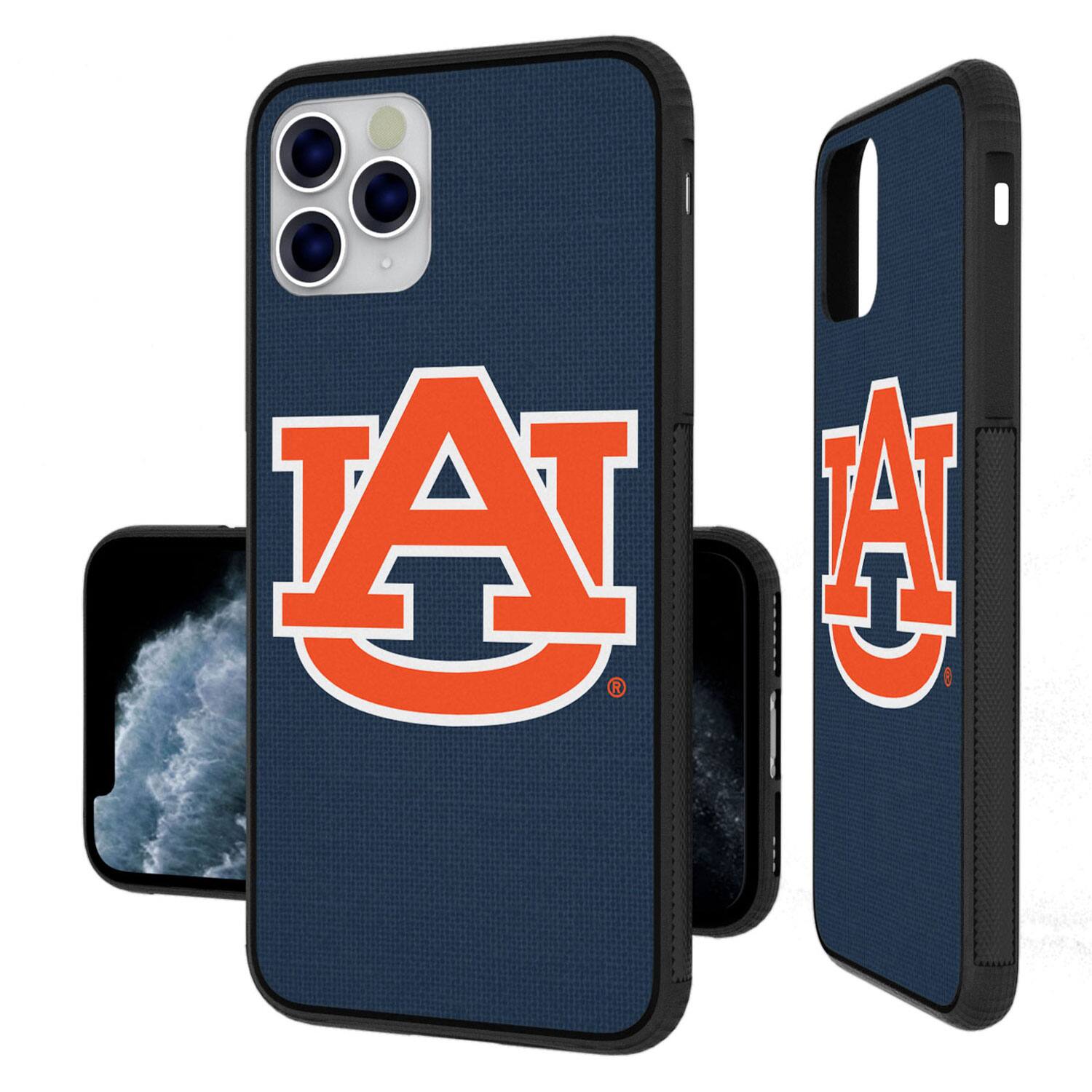 Alt View 2. Keyscaper - Auburn Tigers iPhone Solid Design Bump Case - 15 Pro Max - Multicolor.
