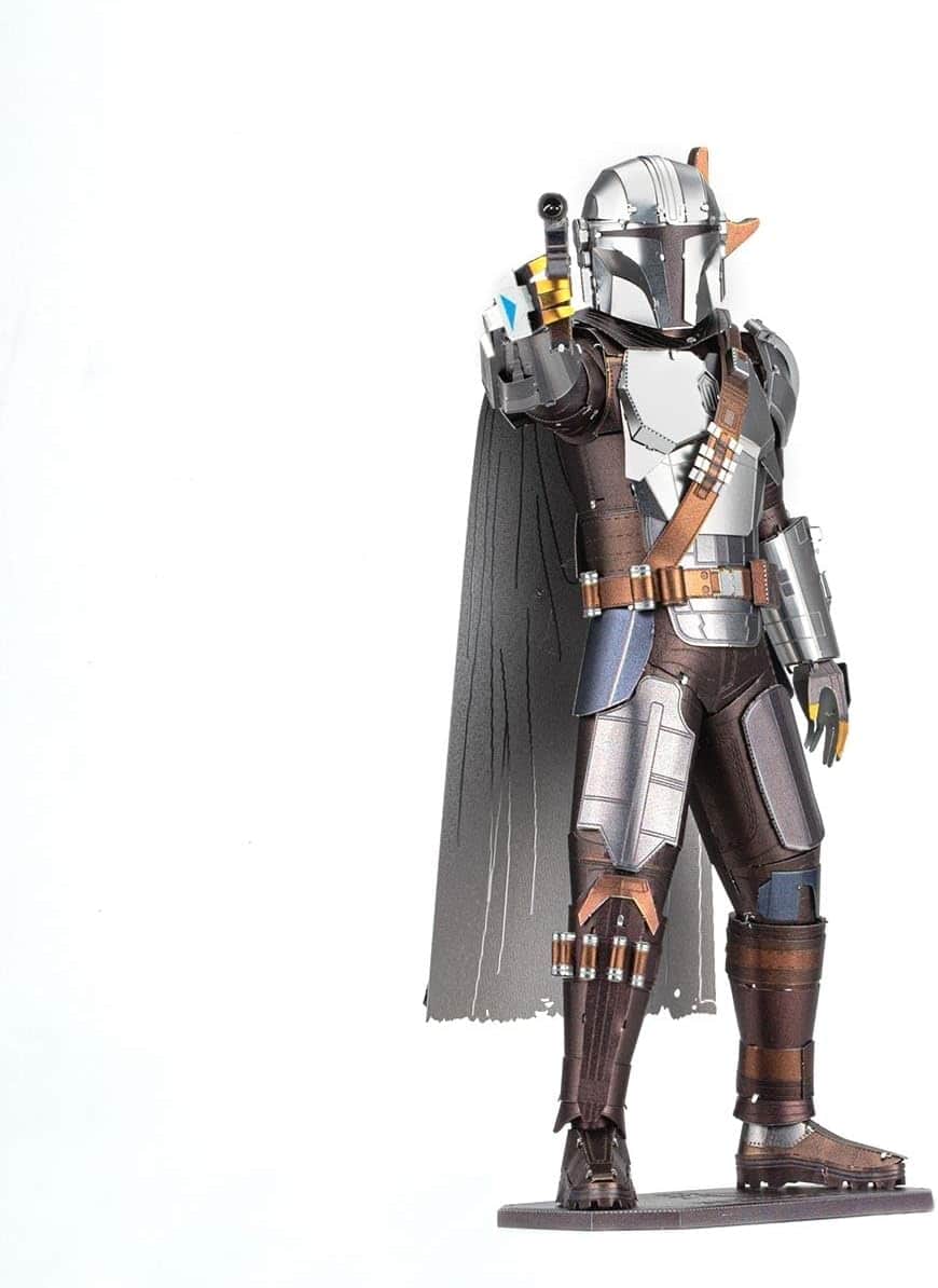 Metal Earth - Premium Series Star Wars The Mandalorian 3D Metal Model Kit Fascinations - Silver