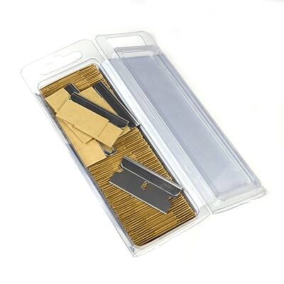 Alt View 5. Garvey - Refill Blades, 100/Box - Silver.