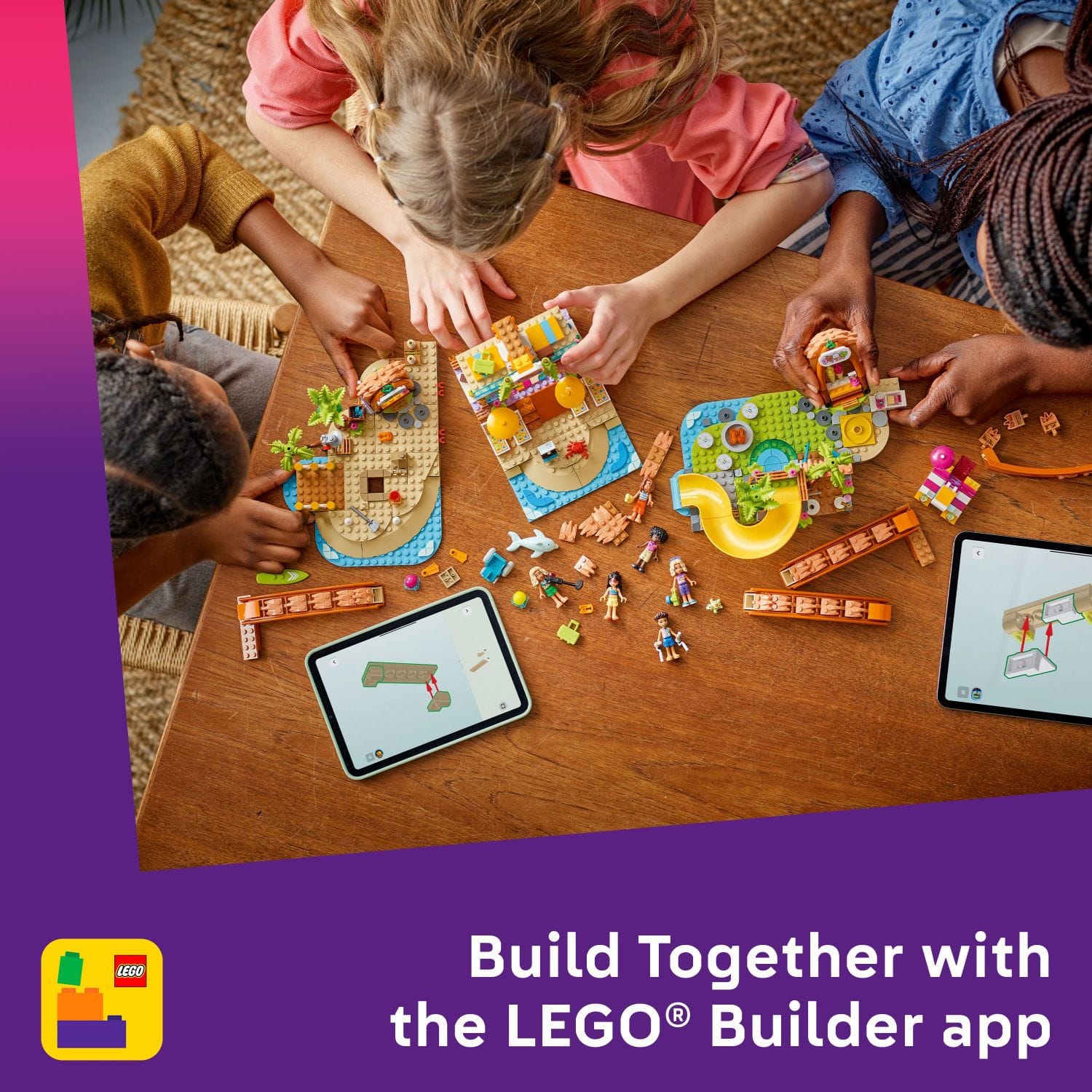 LEGO® Build Together with the LEGO Builder app