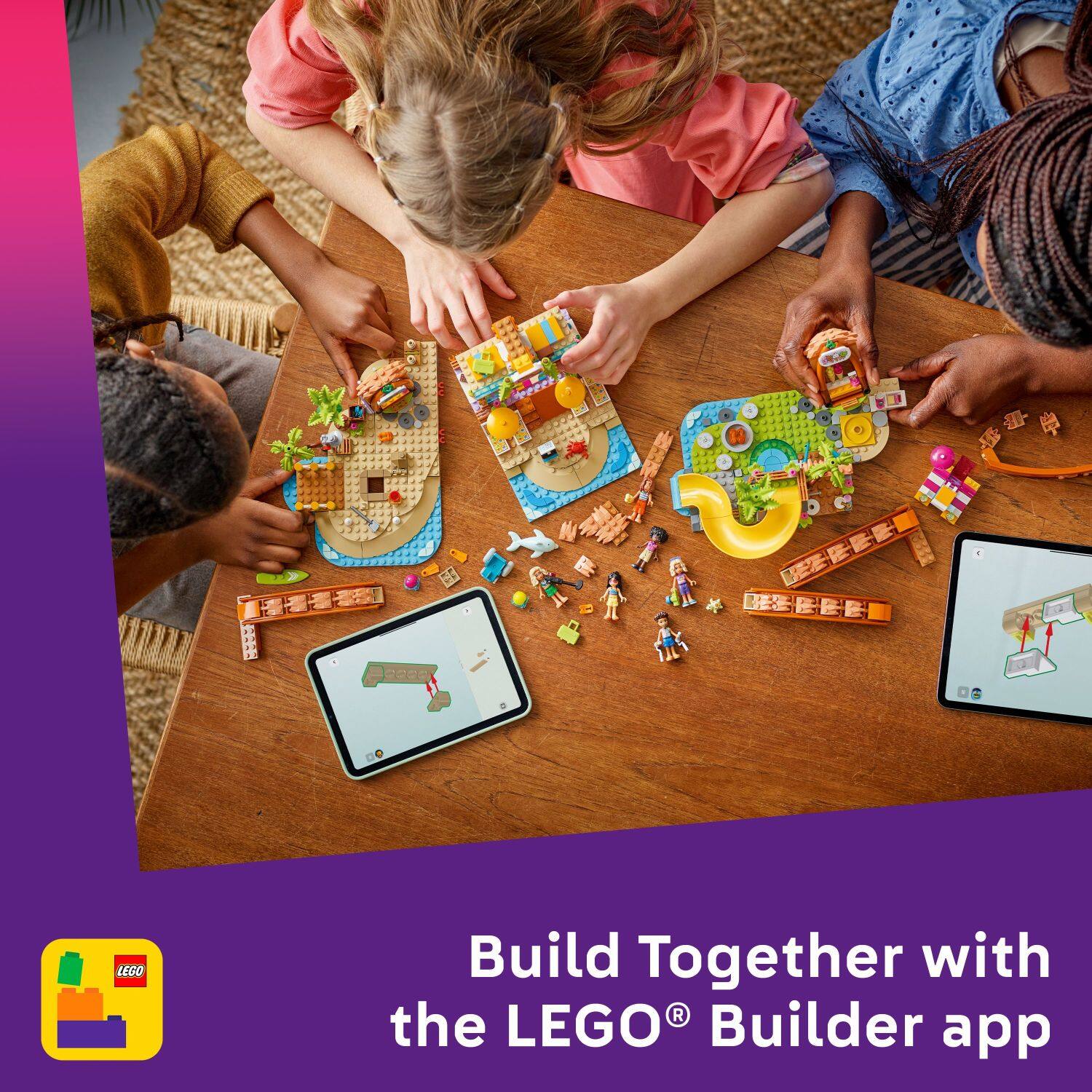 LEGO® Build Together with the LEGO Builder app