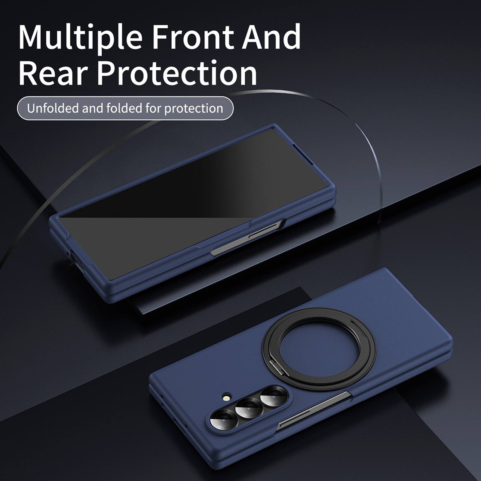Multiple Front And Rear Protection  
Unfolded and folded for protection