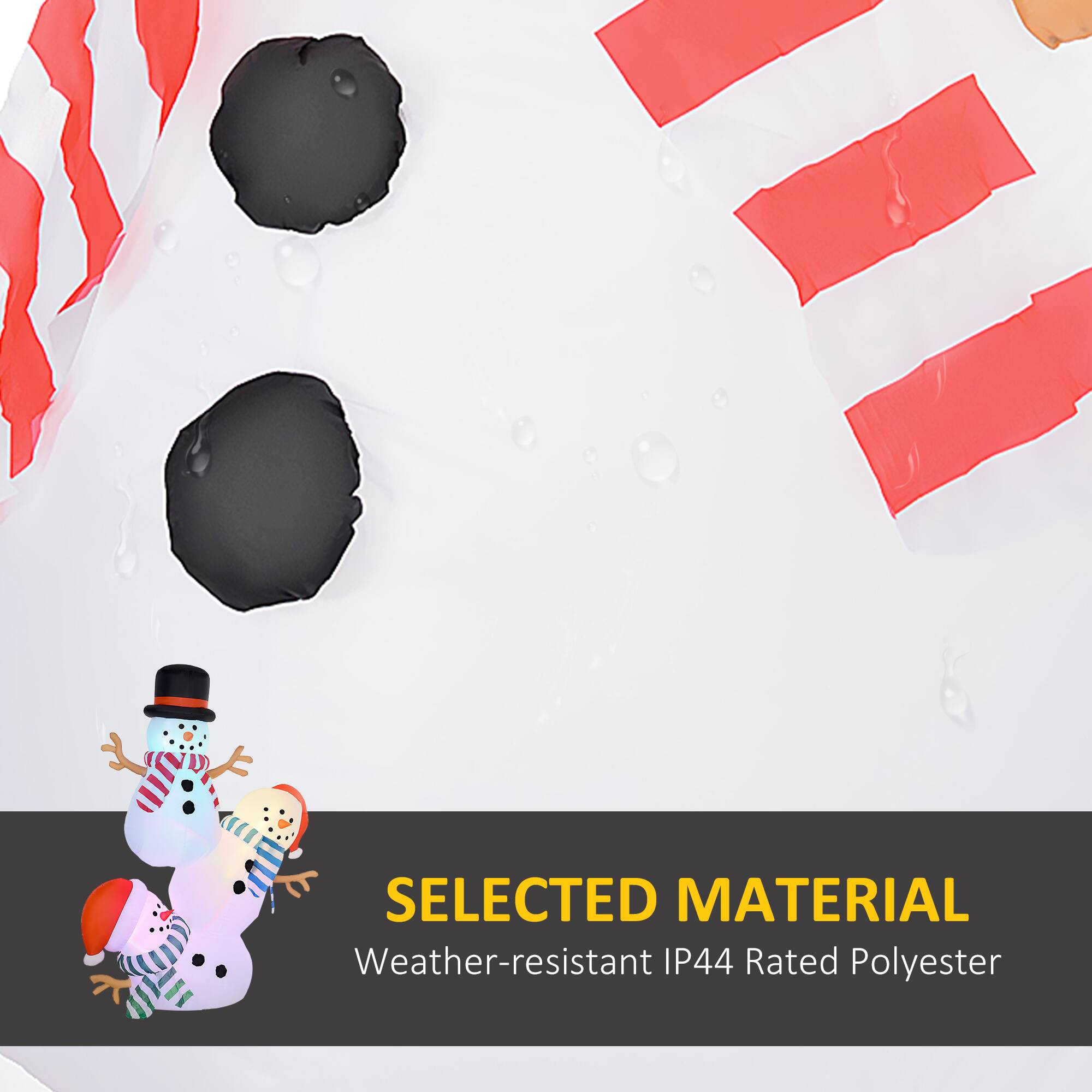 SELECTED MATERIAL  
Weather-resistant IP44 Rated Polyester