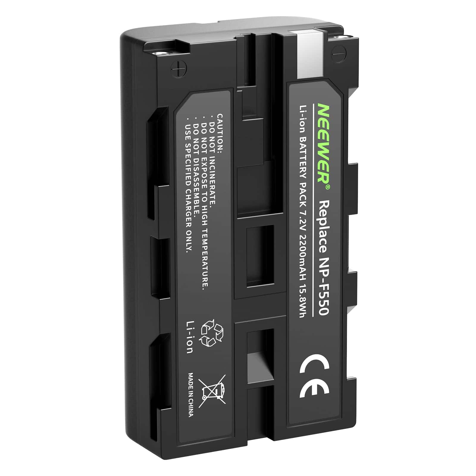 Neewer - Rechargeable Li-ion Battery for Sony NP-F550/570, for Field Monitor/LED Light