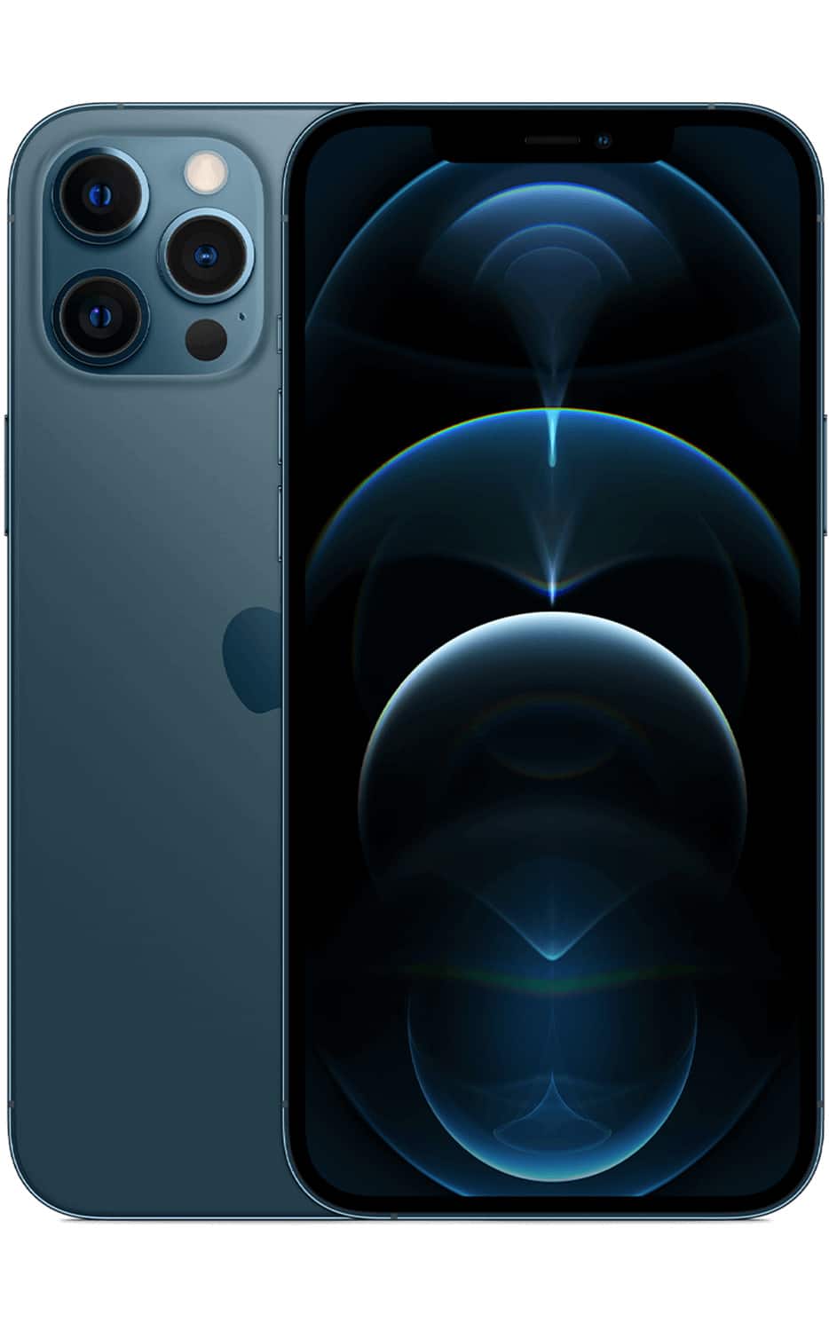 Apple - Pre-Owned Good iPhone 12 Pro Max 5G 256GB (Unlocked) - Pacific Blue - Front_Zoom