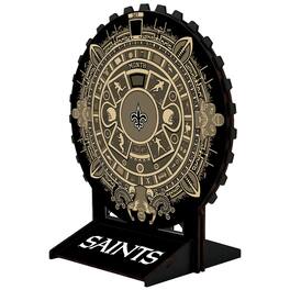 Fan Creations - New Orleans Saints Aztec Circle Desk Calendar - Multicolor