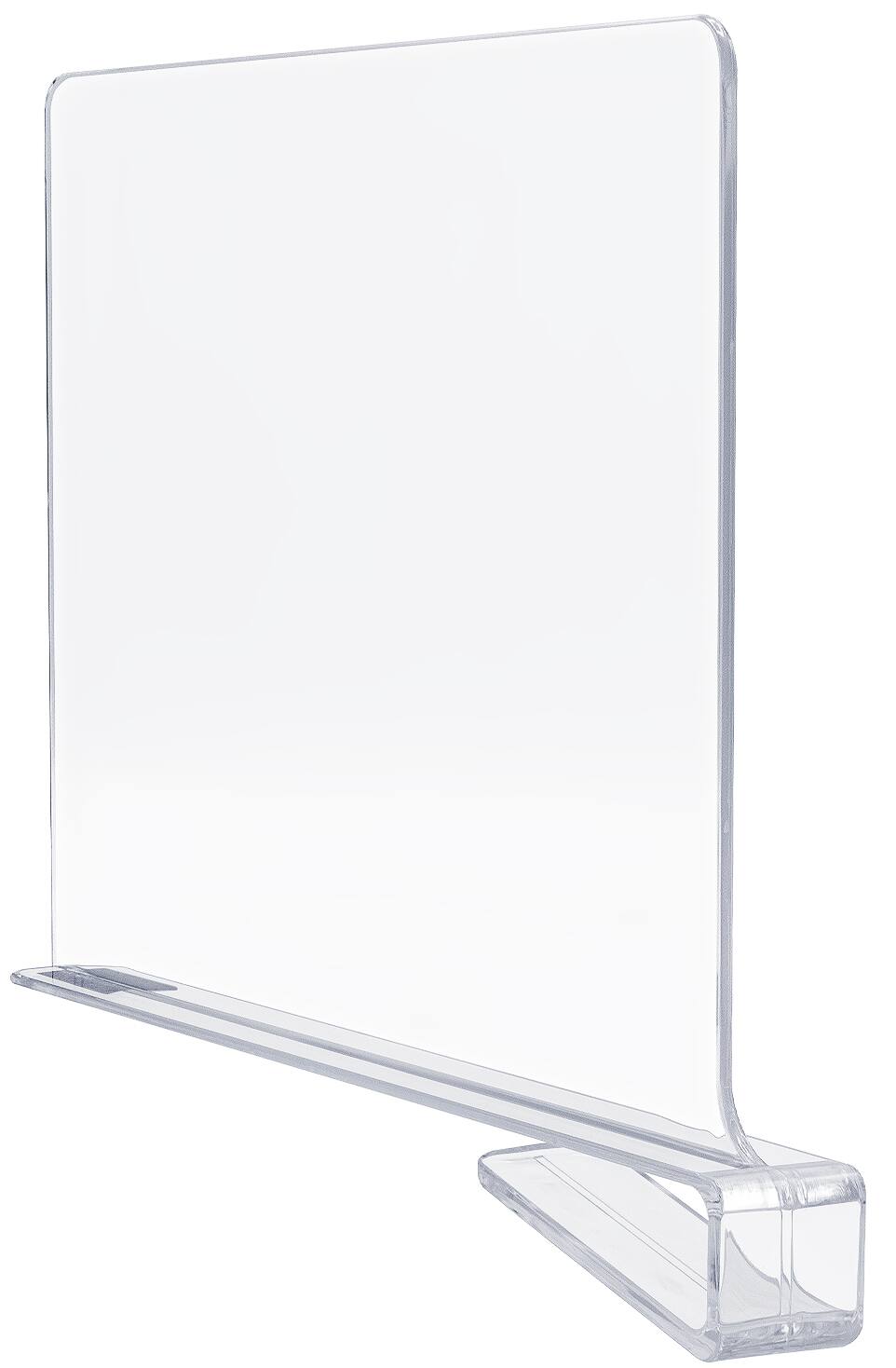 Alt View 3. Sorbus - Sorbus 6 Pack Acrylic Shelf Dividers for Shelves, Great Organizer for Clothes, Linens, Purse Separators - Clear.