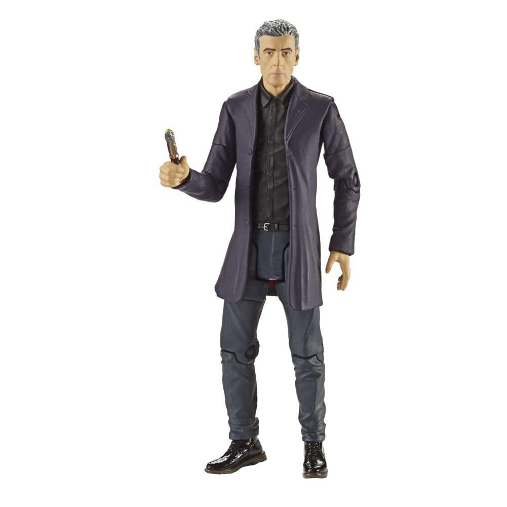 Alt View 1. Seven20 - Doctor Who 5.5" Action Figure: 12th Doctor (Black Shirt) - Black.