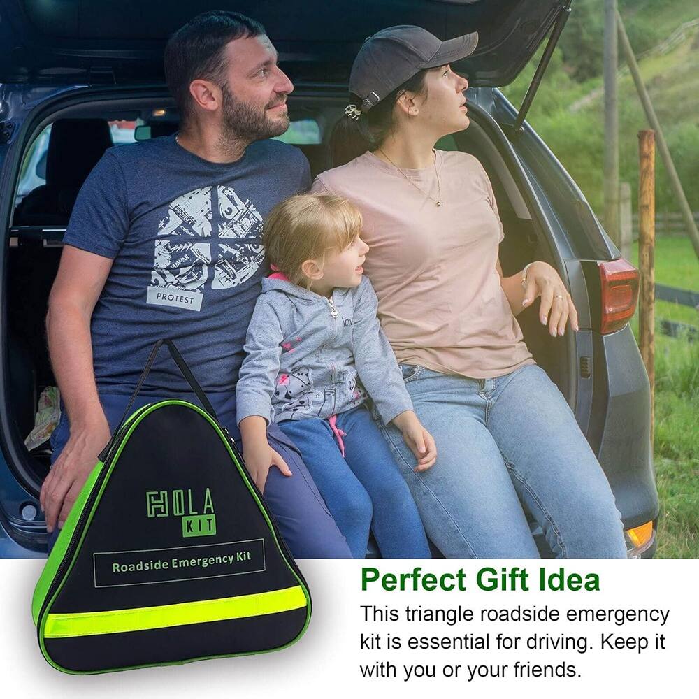 AP PROTEST HOLA KIT  
Emergency Kit Roadside Perfect Gift Idea  

This triangle roadside emergency kit is essential for driving. Keep it with you or your friends.  

Perfect Gift Idea  
This triangle roadside emergency kit is essential for driving. Keep it with you or your friends.