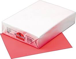 Kaleidoscope - Colored Copy/Laser Paper, 24lb, Letter, 500 Sheets - Coral Red