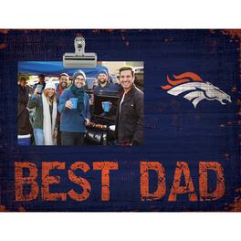 Fan Creations - 8'' x 10.5'' Best Dad Clip Frame - Multicolor
