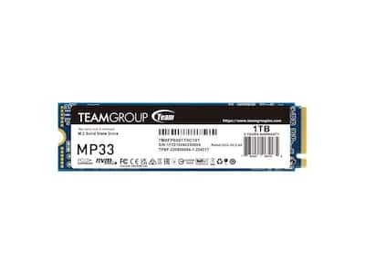 Team Group MP33 M.2 2280 1TB PCIe 3.0 x4 with NVMe 1.3 3D NAND Team Group MP33 M.2 2280 1TB PCIe 3.0 x4 with NVMe 1.3 3D NAND