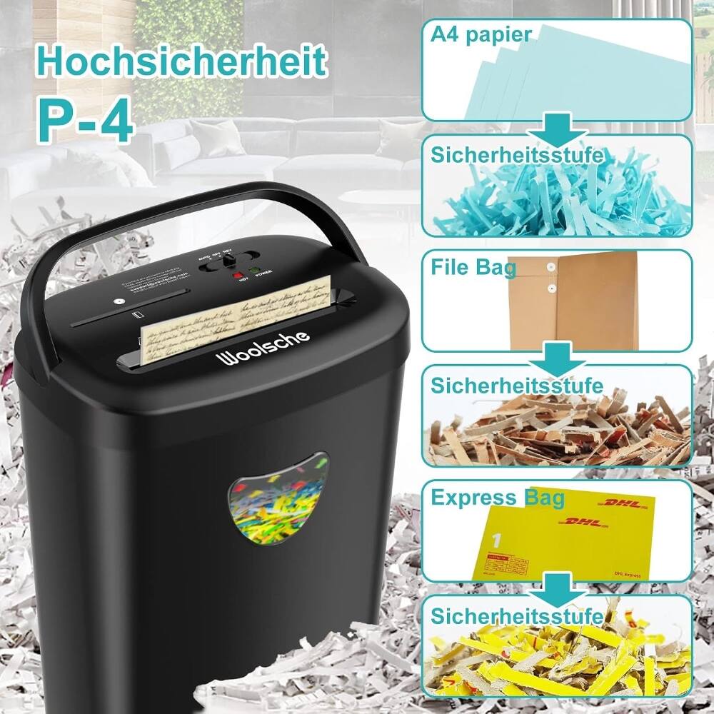 A4 papier  
Hochsicherheit P-4  
Sicherheitsstufe  
File Bag  
Woolsche Sicherheitsstufe  
Express Bag  
DML DHL  
1  
Sicherheitsstufe