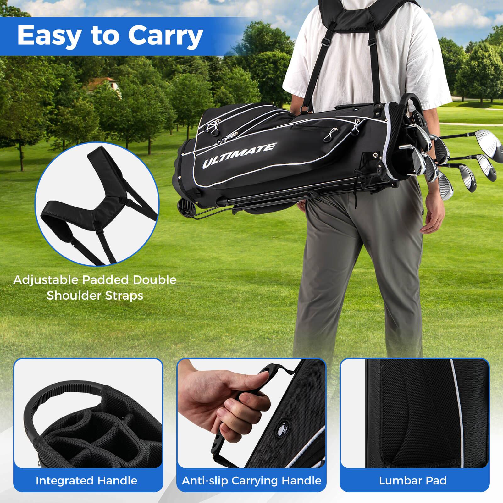 Easy to Carry

Adjustable Padded Double Shoulder Straps

Integrated Handle

Anti-slip Carrying Handle

Lumbar Pad