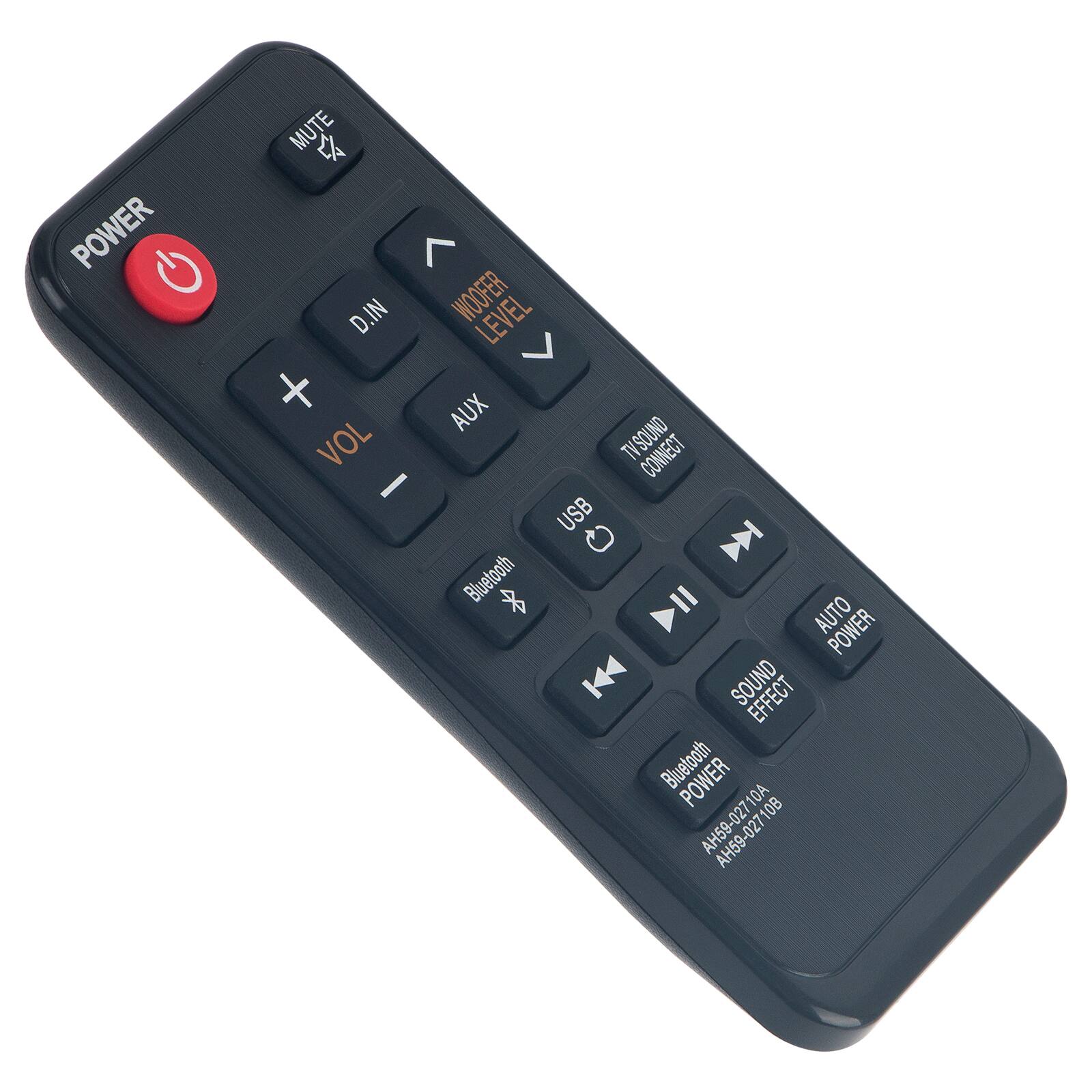 POWER MUTE A D.IN + VOL - WOOFER LEVEL AUX TV SOUND CONNECT USB Bluetooth Il AUTO POWER SOUND EFFECT Bluetooth POWER 10A 10B 027 027 AH59 AH59-02710B AH59