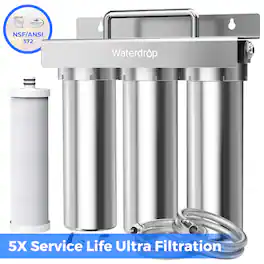 Waterdrop - TST-UF Under Sink Water Filter System Extra WD-C3 Water Filter - Silver