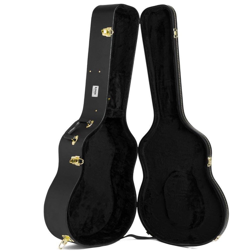 Back. Knox - Knox Gear KN-GC02 40-Inch Hard Shell Acoustic Concert Guitar Case.