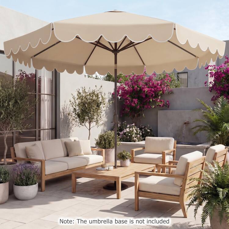 Note: The umbrella base is not included