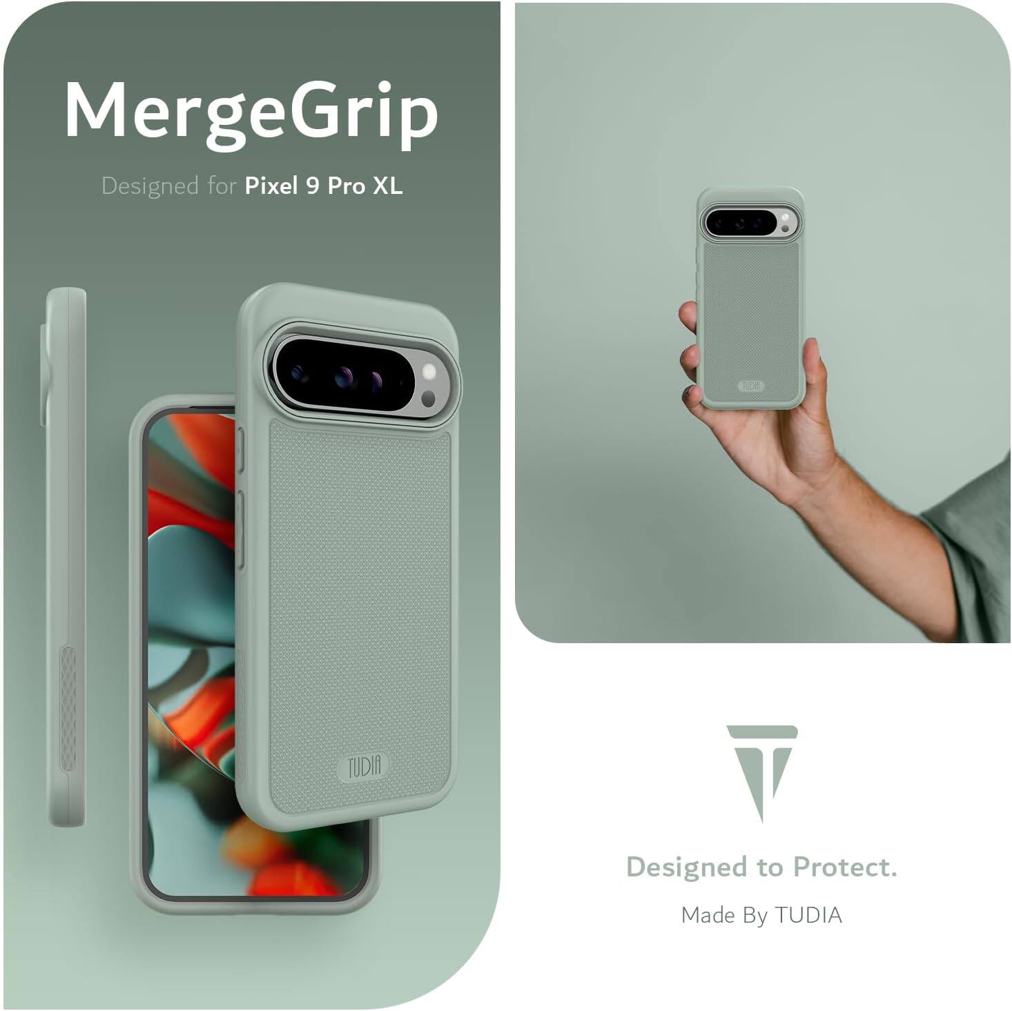 MergeGrip  
Designed for Pixel 9 Pro XL  

Designed to Protect.  
Made By TUDIA