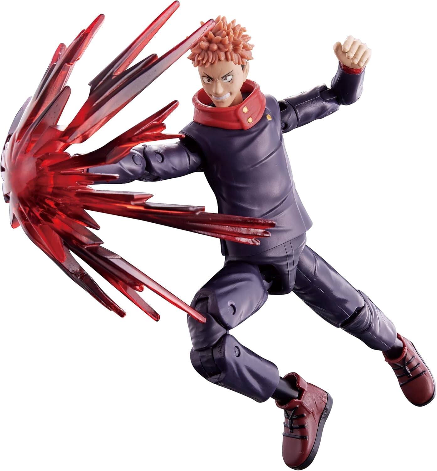 BANDAI NAMCO Entertainment - ANIME HEROES - Jujutsu Kaisen - Yuji Itadori Black Flash ver. 6.5" Action Figure - Multicolor