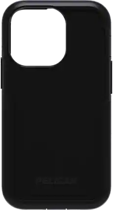 Front. Pelican - Pelican Voyager Magnetic with MagSafe Black Case and Holster - iPhone 13 Pro - Black.