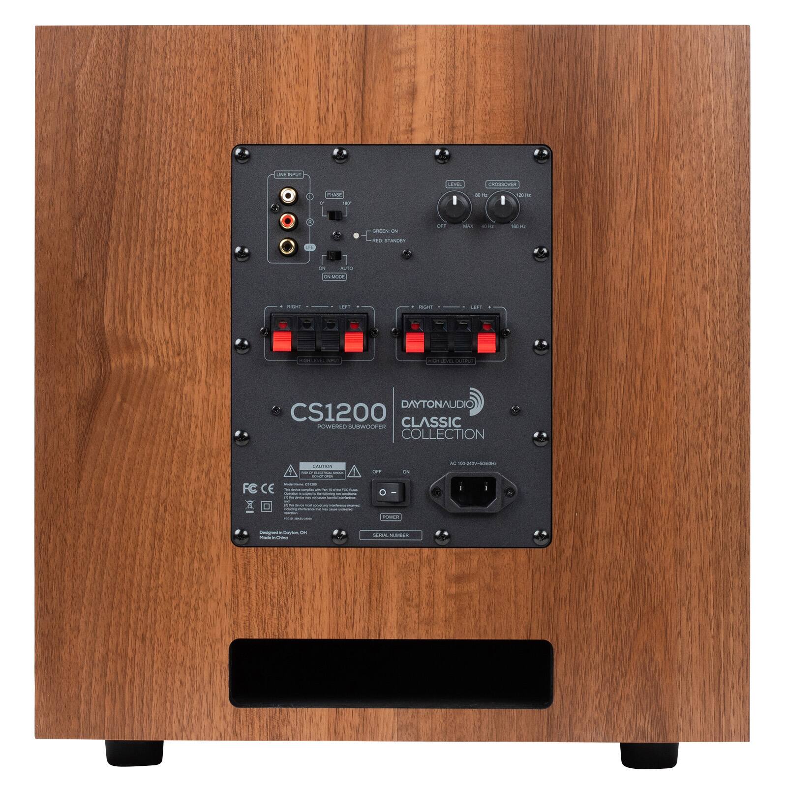 30h APUT

chat
CROSSOVER
:
Powder - 00
I
80mg
20 M2
:
BPEN ON
OFF

gM 381 4g
25
STANDBY
OF AUTO ONMODE
KGHT
IFS
RIGHT
LIFT
- ES
HOT EVEL OUTPLE
DAYTONAUDIO CS1200 POWERED SUBWOOFER CLASSIC COLLECTION
FC CE
CAUTION PLAYORA - - LIVERS SIZE snyce VIS NOT
OFF
ON
AC 100-240V~50-60Hz
-
munives 100ml
POWER
Designed Dayan CH Plade 3 Chiene
SERIAL LAVBER