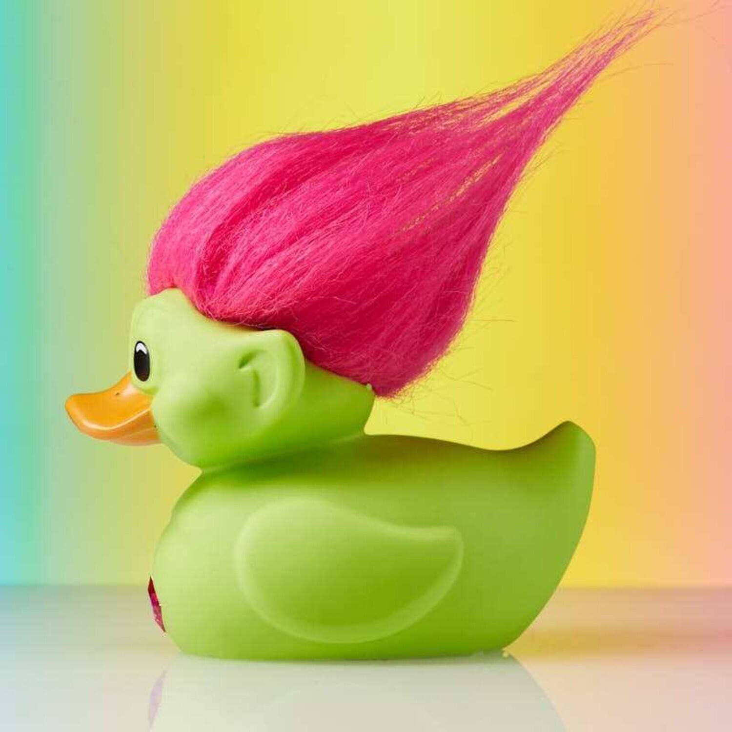 Alt View 1. PopMarket - Tubbz - Good Luck Trolls - Green Troll with Pink Hair (1st Edition)   - Collectibles - Multicolor.