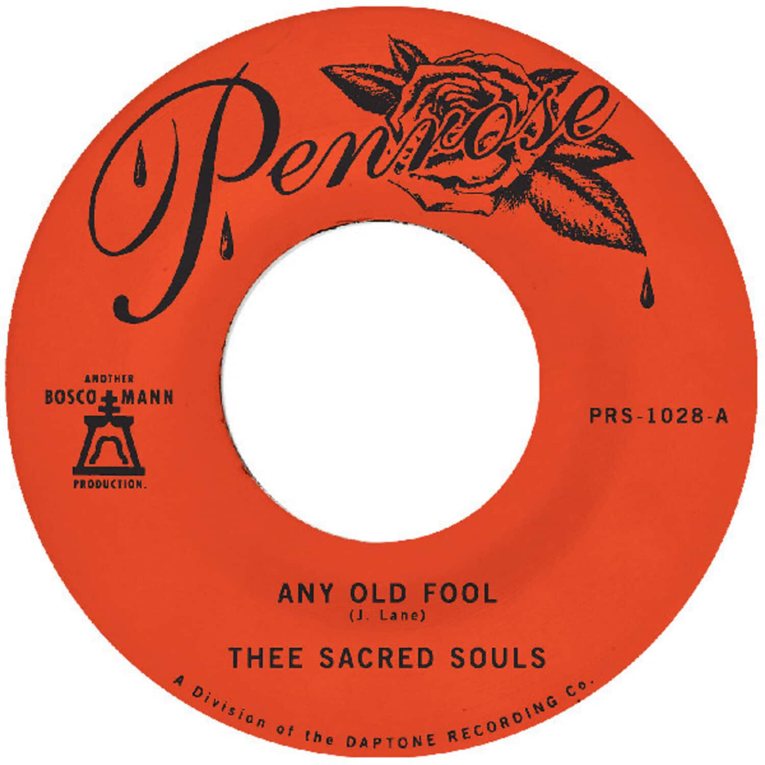 Thee Sacred Souls - Any Old Fool b/w Price I'll Pay   - 7-INCH SINGLE [7 inch Vinyl Disc]