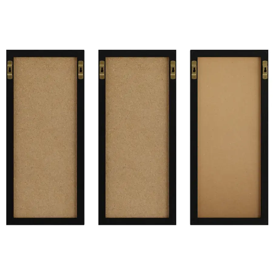 Alt View 18. Martha Stewart - Everette Cork/Chalk/Letter Board Set with Accessories - Black Woodgrain.