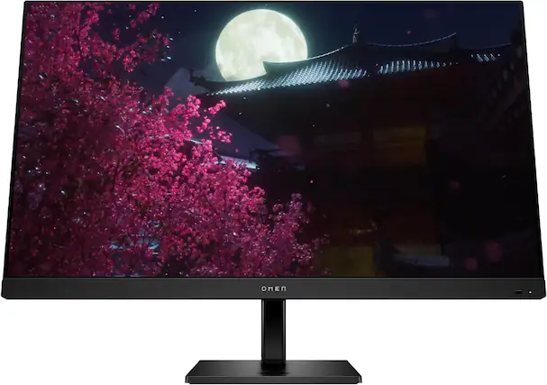 Front. HP - OMEN 32x 31.5" 4K UHD 144Hz Gaming Monitor 1ms, AMD FreeSync, 4 x 3 W Speaker DisplayPort, HDMI & USB-C, Height Tilt - Black.