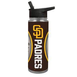 Great American Products - San Diego Padres 24oz. Jr. Thirst Game Ball Hydration Bottle - White