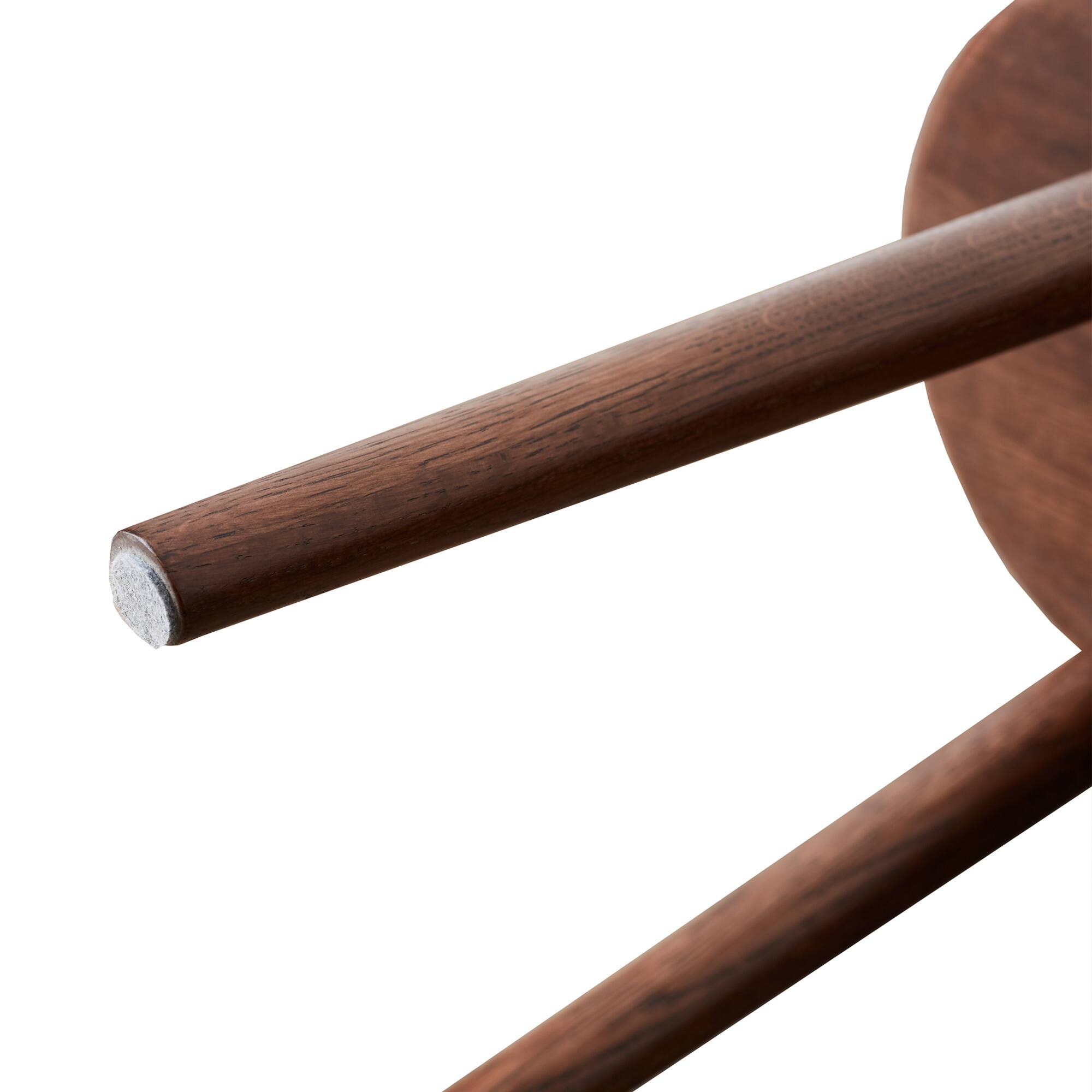 Alt View 2. SlickBlue - Farmhouse Style Wood Bench for Dining Room or Entryway - Walnut.