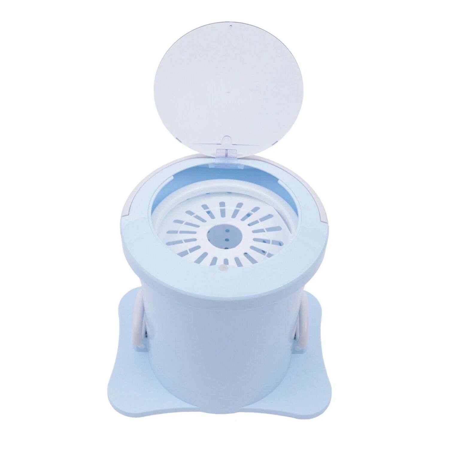 Front. Stock Preferred - Mini Manual Clothes Dryer - Blue.