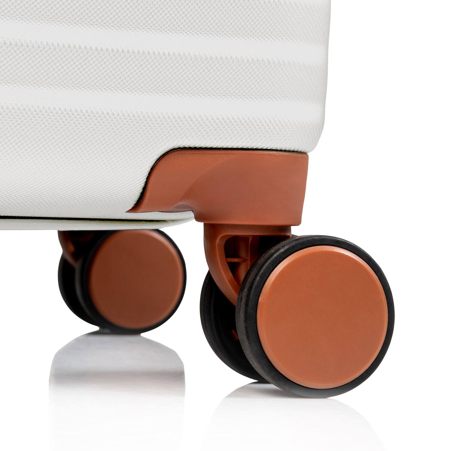 Alt View 1. Champs - Vintage II Collection Carry-on - Ivory.